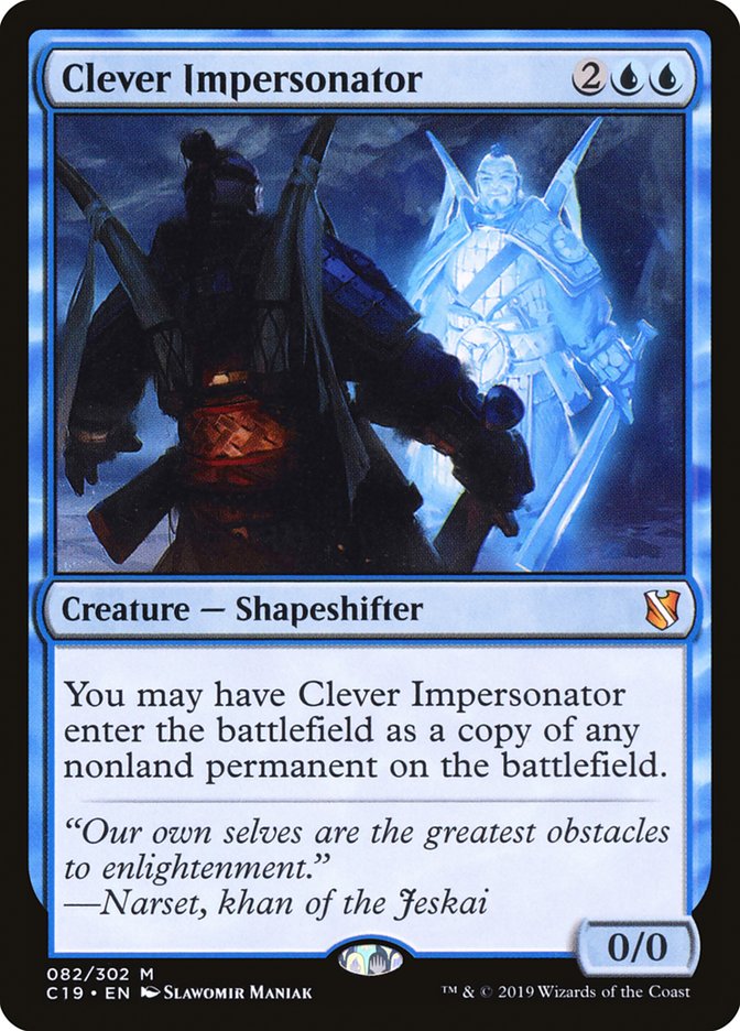 Clever Impersonator [Commander 2019] | Total Play