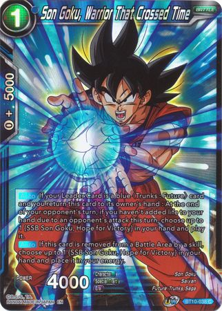 Son Goku, Warrior That Crossed Time (BT10-038) [Rise of the Unison Warrior] | Total Play