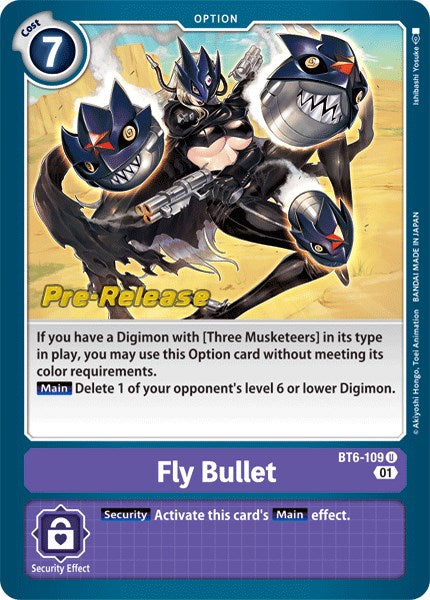Fly Bullet [BT6-109] [Double Diamond Pre-Release Cards] | Total Play