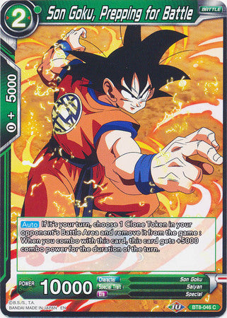 Son Goku, Prepping for Battle (BT8-046) [Malicious Machinations] | Total Play