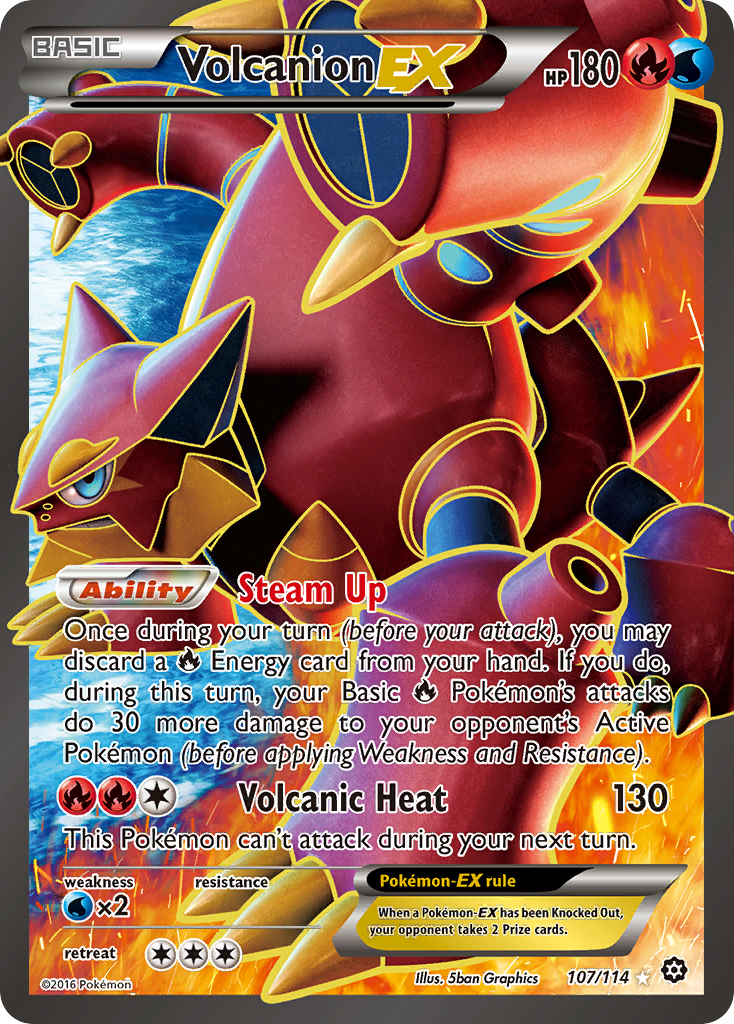 Volcanion EX (107/114) [XY: Steam Siege] | Total Play