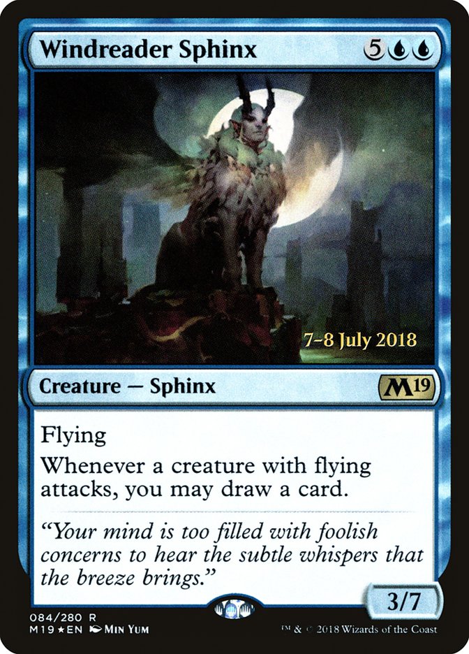 Windreader Sphinx [Core Set 2019 Prerelease Promos] | Total Play