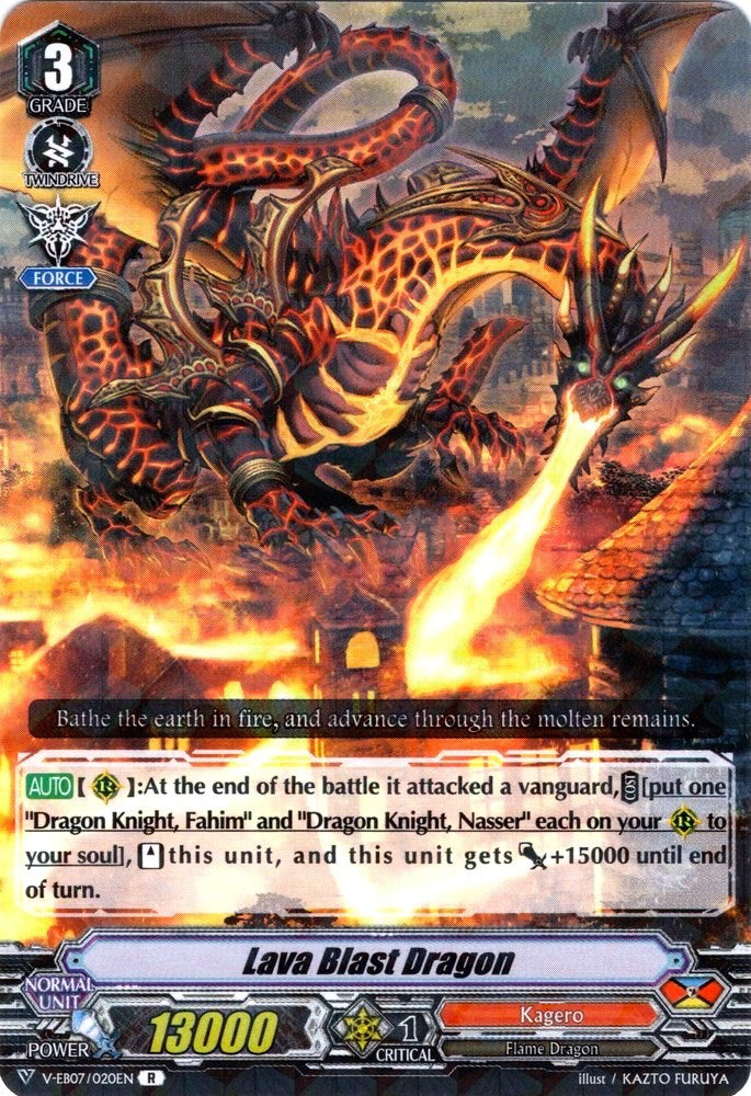Lava Blast Dragon (V-EB07/020EN) [The Heroic Evolution] | Total Play