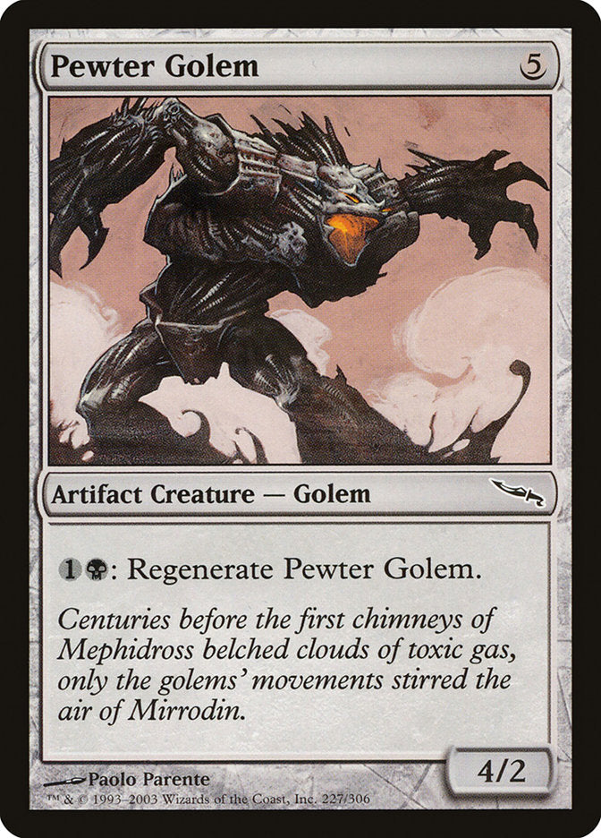 Pewter Golem [Mirrodin] | Total Play