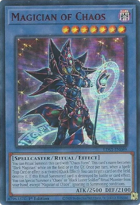 Magician of Chaos (Red) [LDS3-EN089] Ultra Rare | Total Play