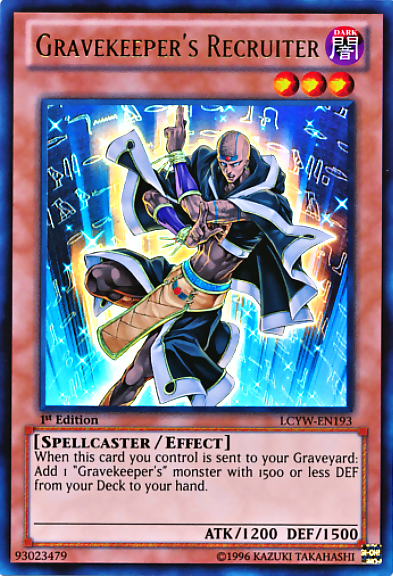 Gravekeeper's Recruiter [LCYW-EN193] Ultra Rare | Total Play