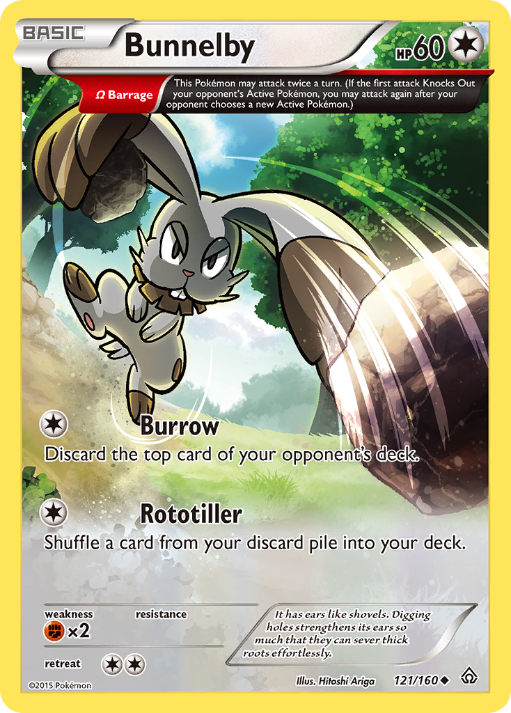 Bunnelby (121/160) [XY: Primal Clash] | Total Play
