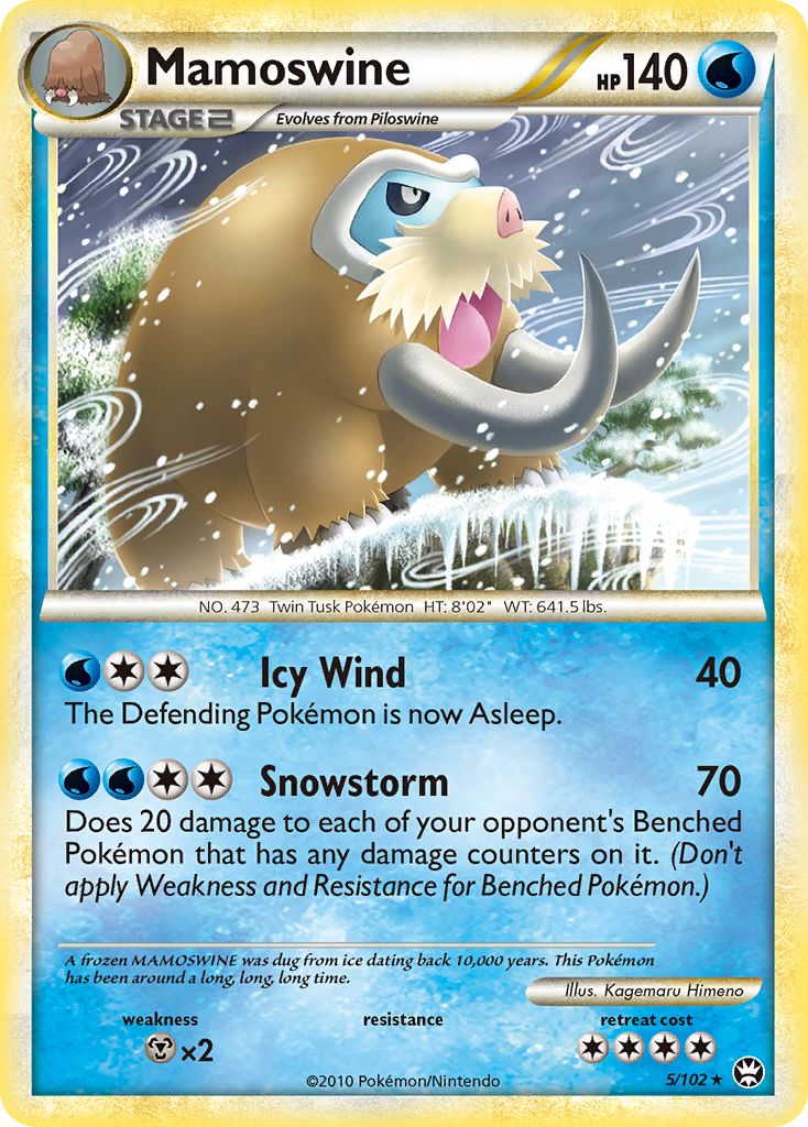 Mamoswine (5/102) [HeartGold & SoulSilver: Triumphant] | Total Play
