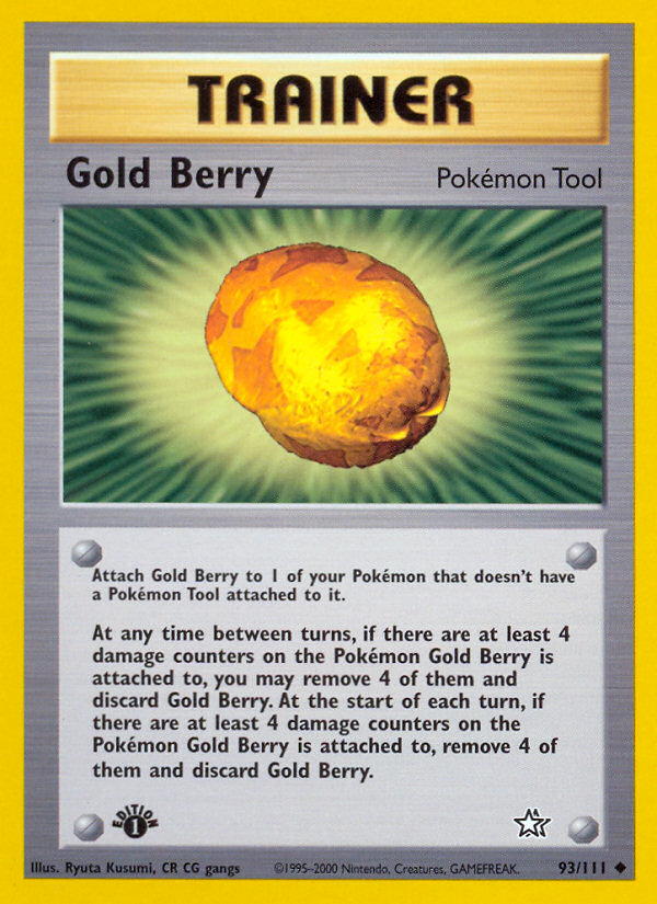 Gold Berry (93/111) [Neo Genesis 1st Edition] | Total Play