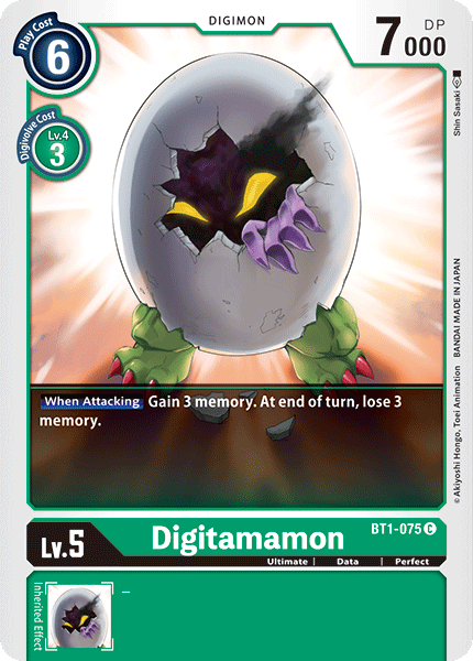 Digitamamon [BT1-075] [Release Special Booster Ver.1.0] | Total Play