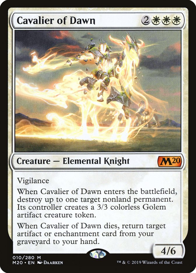 Cavalier of Dawn [Core Set 2020] | Total Play