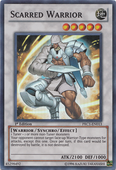 Scarred Warrior [PRC1-EN013] Super Rare | Total Play