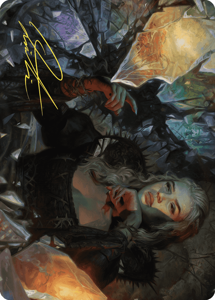 Prophetic Prism Art Card (Gold-Stamped Signature) [Wilds of Eldraine Art Series] | Total Play