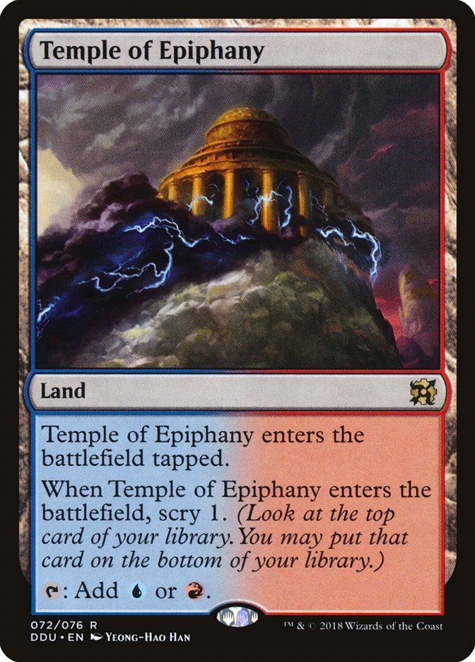 Temple of Epiphany [Duel Decks: Elves vs. Inventors] | Total Play