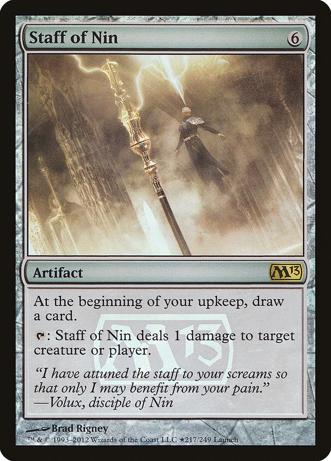 Staff of Nin [Magic 2013 Prerelease Promos] | Total Play