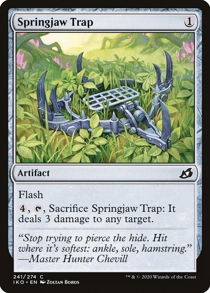 Springjaw Trap [Ikoria: Lair of Behemoths] | Total Play