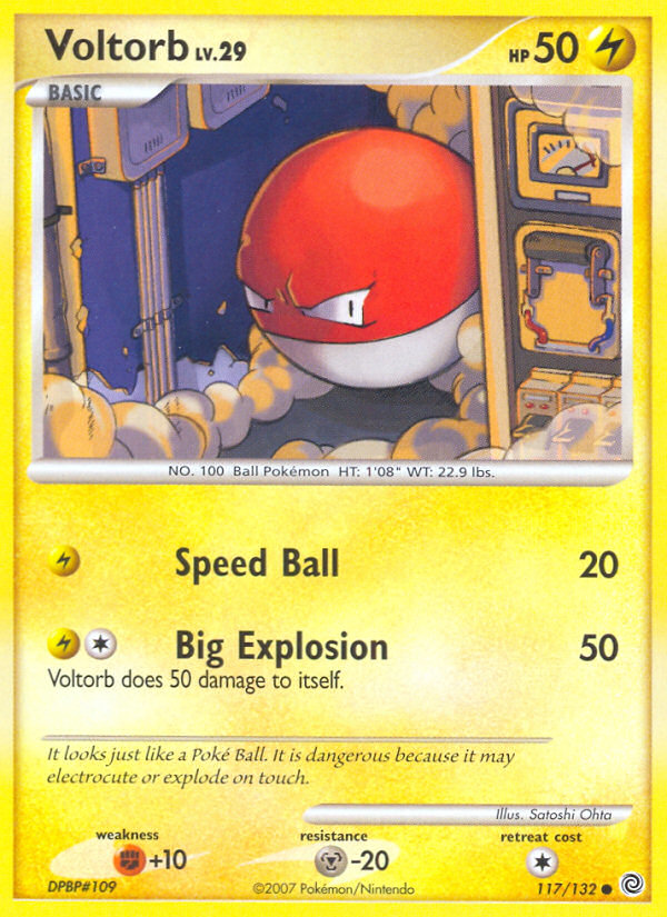 Voltorb (117/132) [Diamond & Pearl: Secret Wonders] | Total Play