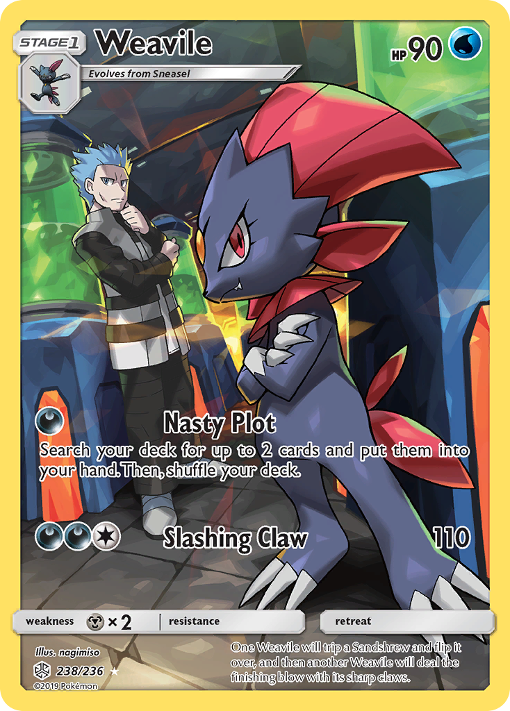 Weavile (238/236) [Sun & Moon: Cosmic Eclipse] | Total Play