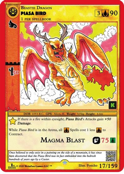 Piasa Bird [Cryptid Nation: Kickstarter Edition] | Total Play