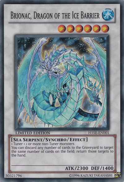 Brionac, Dragon of the Ice Barrier [H5SE-EN001] Super Rare | Total Play