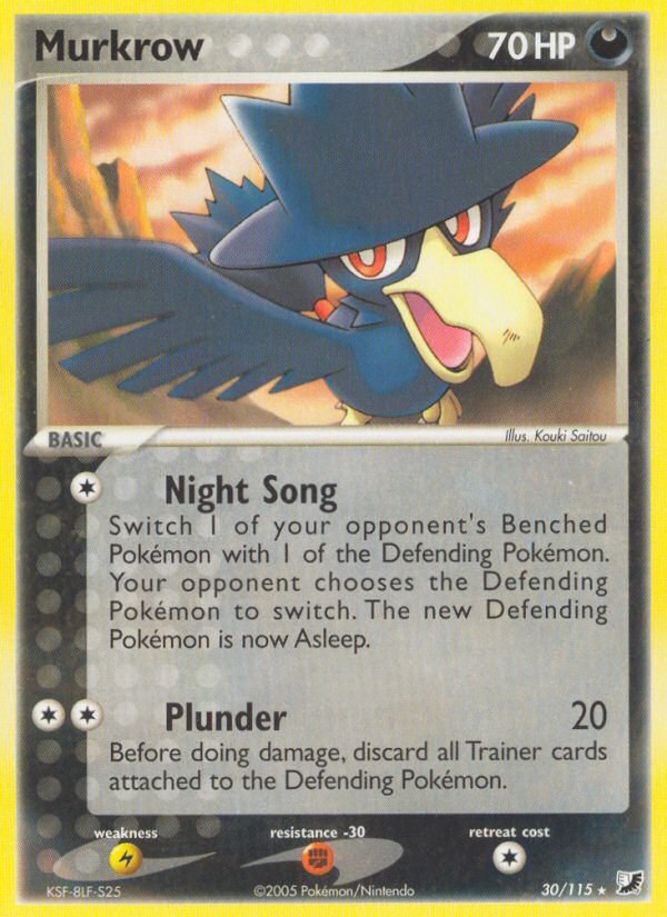 Murkrow (30/115) [EX: Unseen Forces] | Total Play