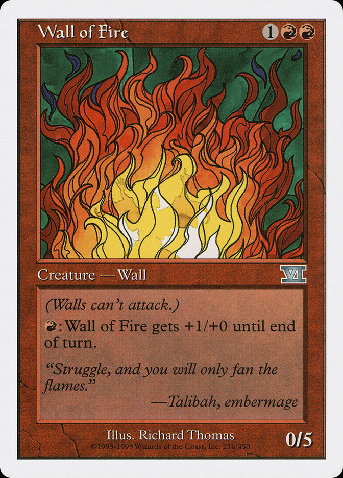 Wall of Fire [Classic Sixth Edition] | Total Play