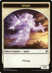 Spirit (001) // Spirit (006) Double-Sided Token [Commander 2016 Tokens] | Total Play