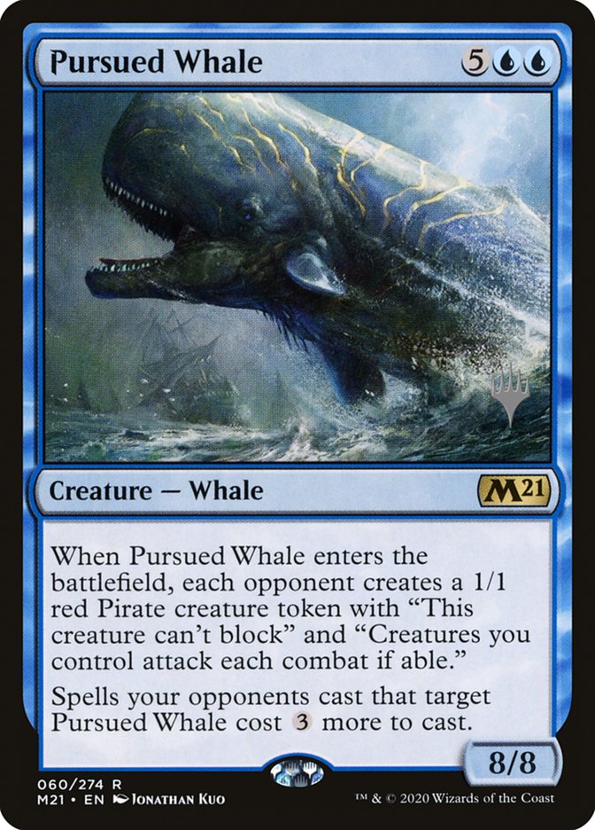 Pursued Whale (Promo Pack) [Core Set 2021 Promos] | Total Play