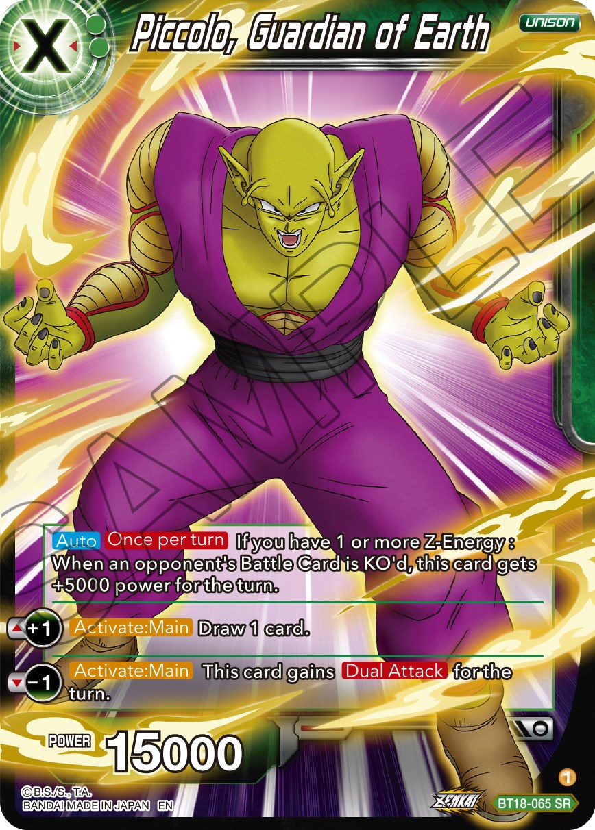 Piccolo, Guardian of Earth (BT18-065) [Dawn of the Z-Legends] | Total Play