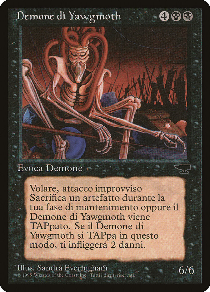 Yawgmoth Demon (Italian) [Rinascimento] | Total Play