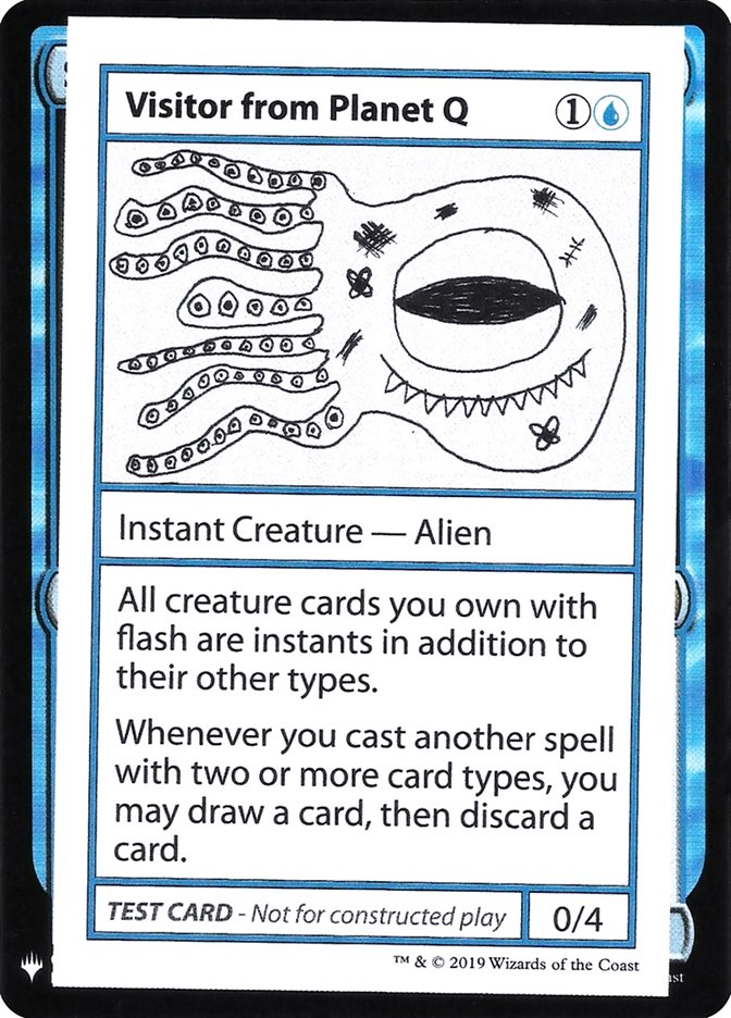 Visitor from Planet Q [Mystery Booster Playtest Cards] | Total Play