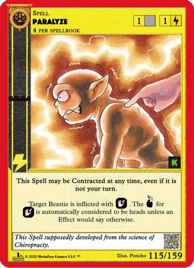 Paralyze [Cryptid Nation: Kickstarter Edition] | Total Play