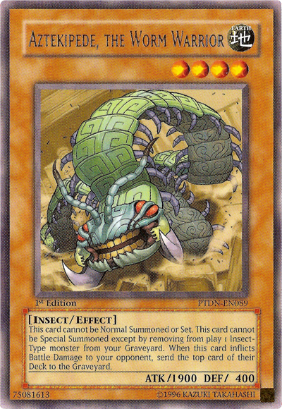 Aztekipede, the Worm Warrior [PTDN-EN089] Rare | Total Play