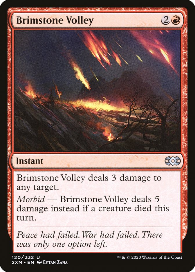 Brimstone Volley [Double Masters] | Total Play