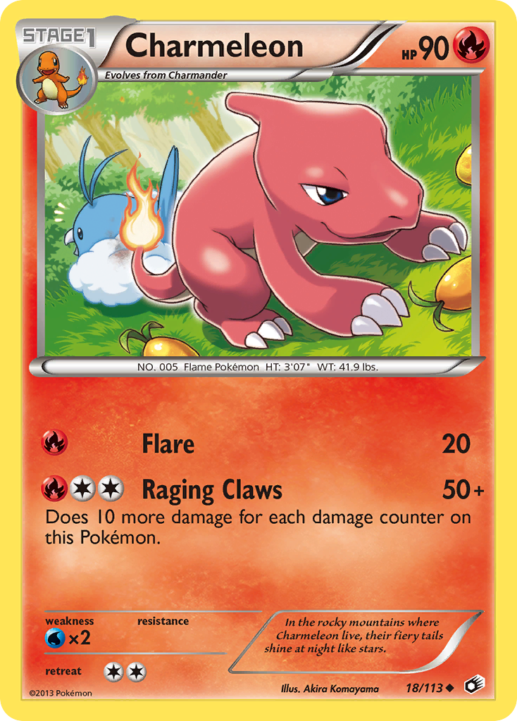 Charmeleon (18/113) [Black & White: Legendary Treasures] | Total Play