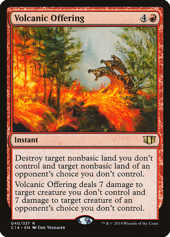 Volcanic Offering [Commander 2014] | Total Play