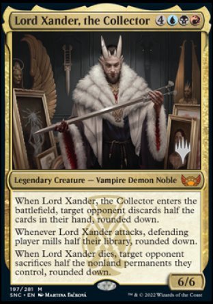 Lord Xander, the Collector (Promo Pack) [Streets of New Capenna Promos] | Total Play