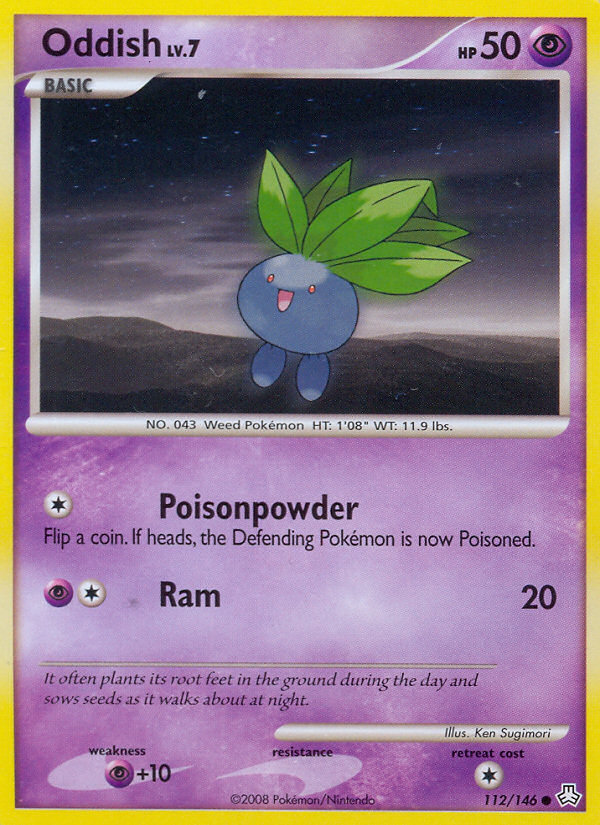 Oddish (112/146) [Diamond & Pearl: Legends Awakened] | Total Play