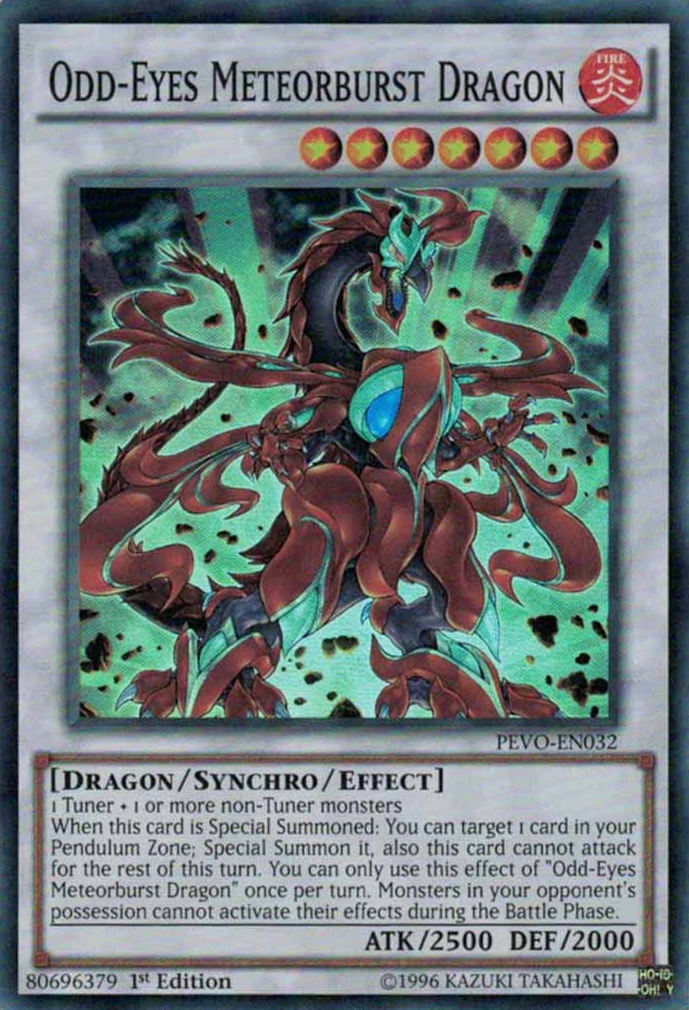 Odd-Eyes Meteorburst Dragon [PEVO-EN032] Super Rare | Total Play