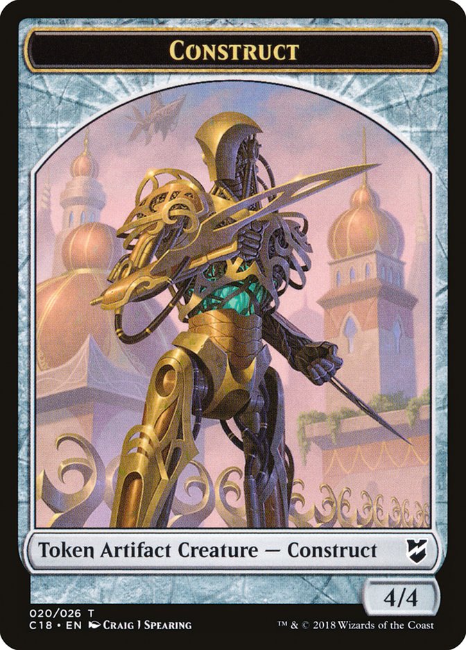 Construct Token (020/026) [Commander 2018 Tokens] | Total Play