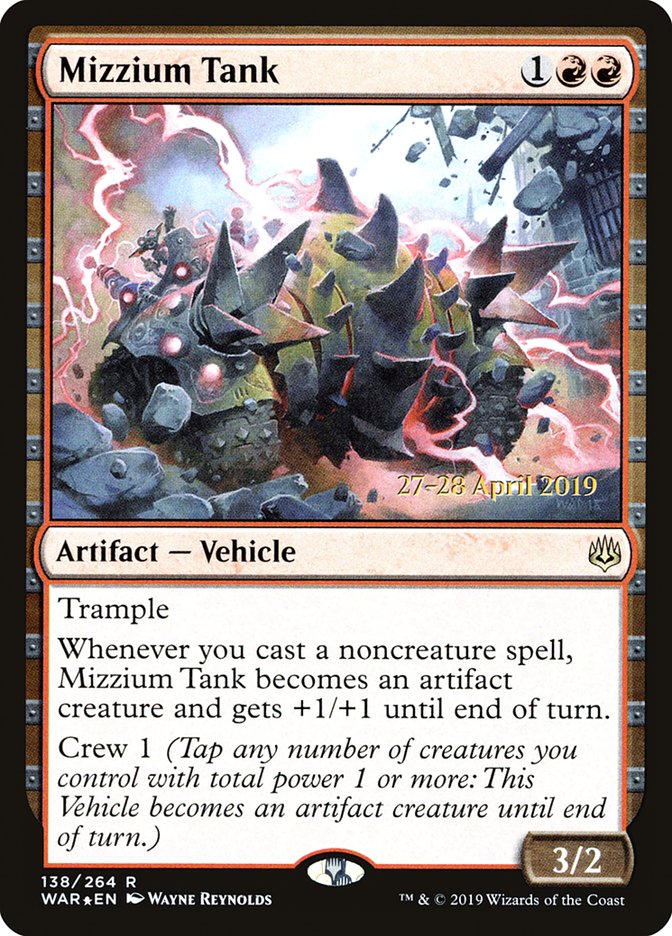 Mizzium Tank [War of the Spark Prerelease Promos] | Total Play