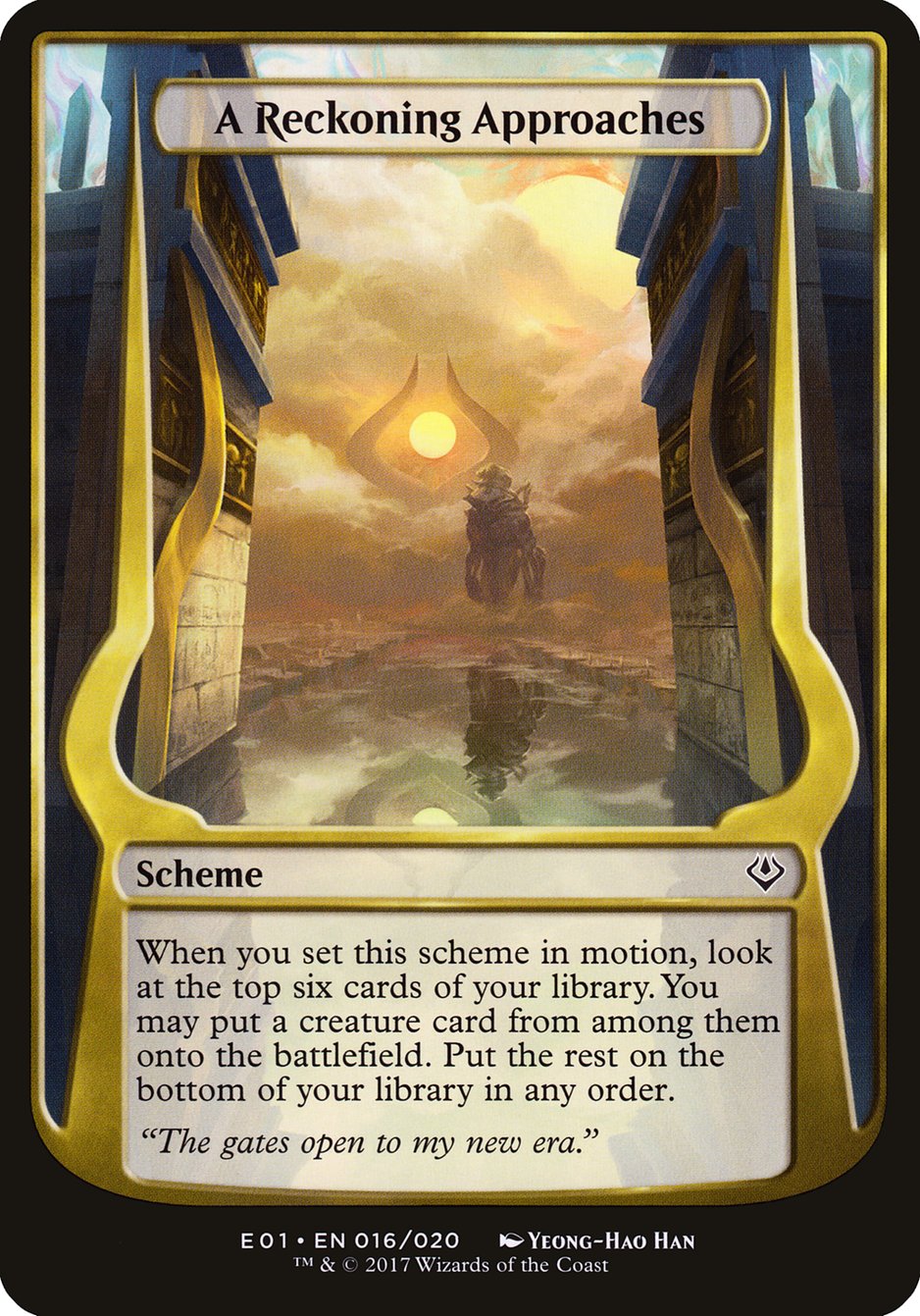 A Reckoning Approaches (Schemes) [Archenemy: Nicol Bolas Schemes] | Total Play