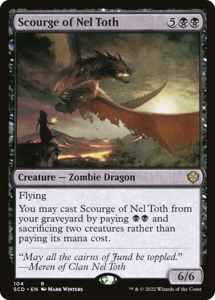 Scourge of Nel Toth [Starter Commander Decks] | Total Play