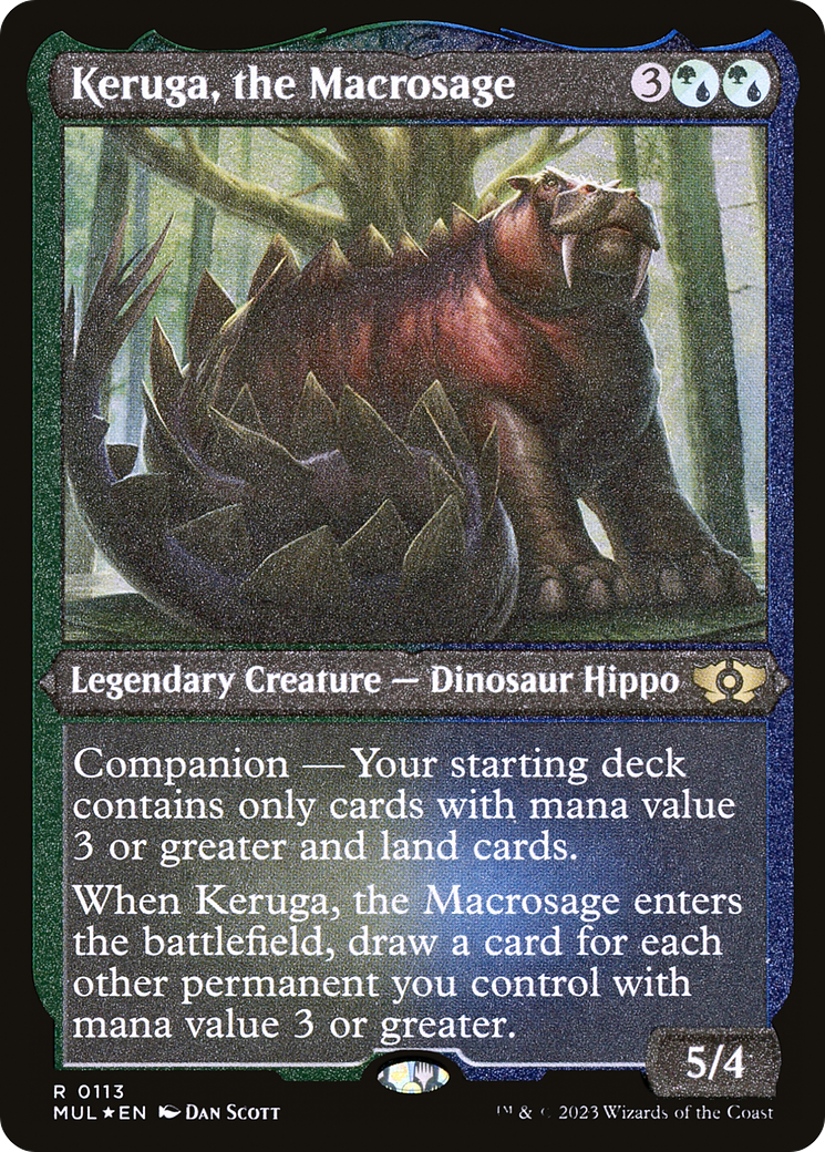 Keruga, the Macrosage (Foil Etched) [Multiverse Legends] | Total Play