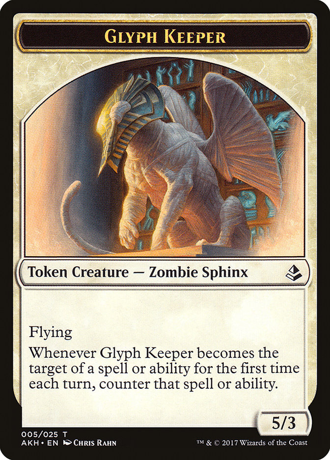 Glyph Keeper Token [Amonkhet Tokens] | Total Play