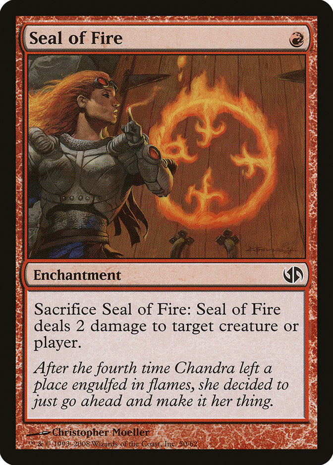 Seal of Fire [Duel Decks: Jace vs. Chandra] | Total Play