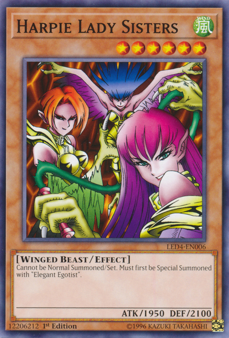 Harpie Lady Sisters [LED4-EN006] Common | Total Play