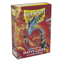 Dragon Shield: Japanese Size 60ct Outer Sleeves - Clear 'Cosmere' | Total Play