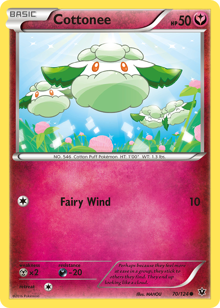 Cottonee (70/124) [XY: Fates Collide] | Total Play