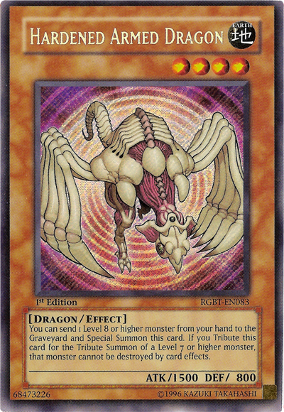 Hardened Armed Dragon [RGBT-EN083] Secret Rare | Total Play